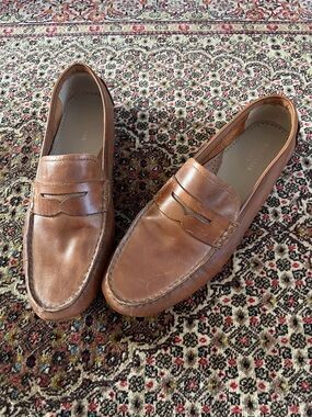 Cole Haan Women’s Brown Leather Penny Loafers